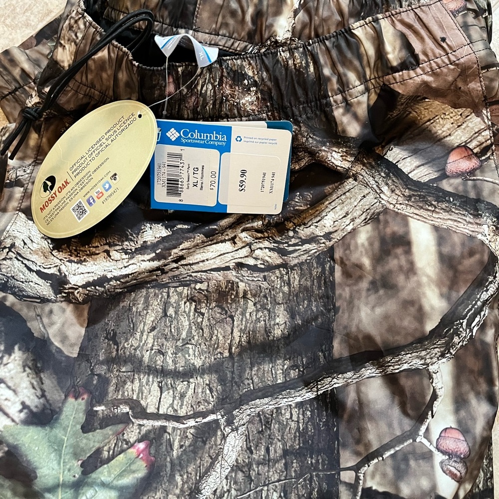 Men’s Columbia Mossy Oak Omni-Tech Waterproof Pants